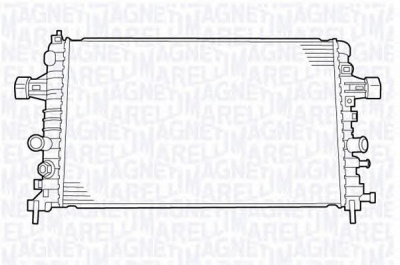 MAGNETI MARELLI 350213130300 -  Радиатор, охлаждение двигателя